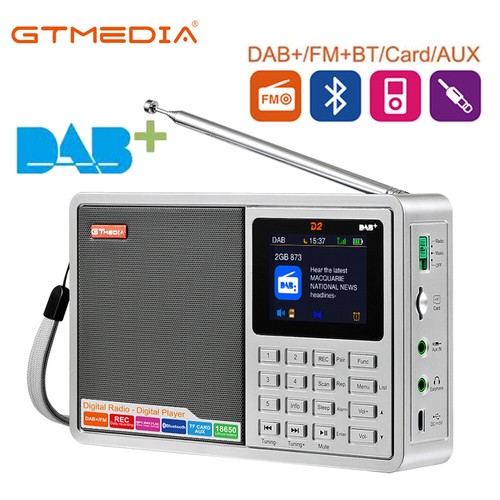 Tragbarer dab digitalradio - tragbarer, dab+/fm