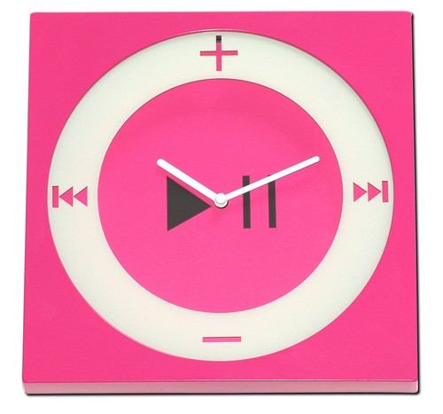 Wanduhr mp3 player ipod nano - wanduhr,