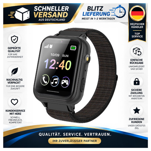 Kinder smartwatch s19 schwarz - kinder,