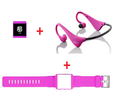 Lenco mini mp3 player sportuhr - lenco,